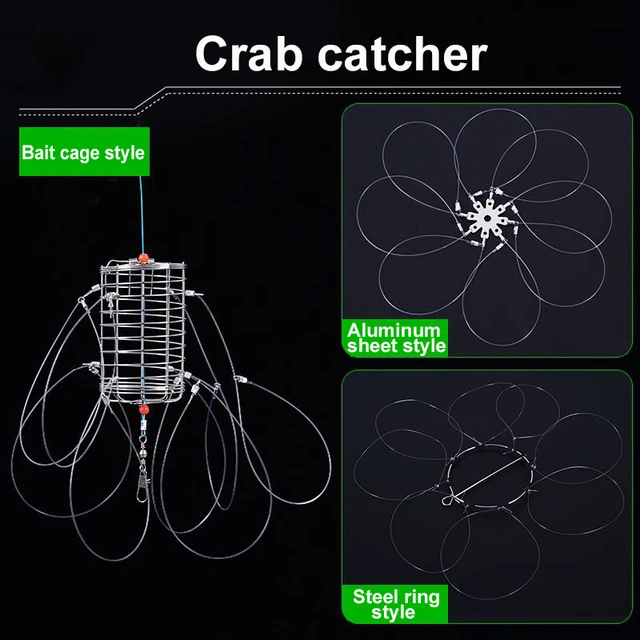 Trap Portable Fish Crab, Crab Fishing Supplies, Fishing Accessories