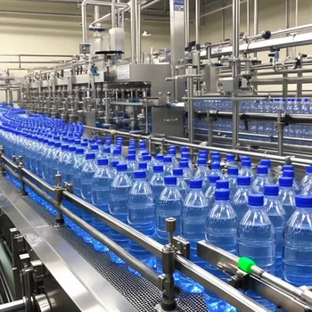 Macchina Automatica Personalizzata per il Riempimento di Acqua Pura e Purificata in Bottiglie PET da 250 ML, 500mL, 600mL, 750mL, 1 Litro, 2L