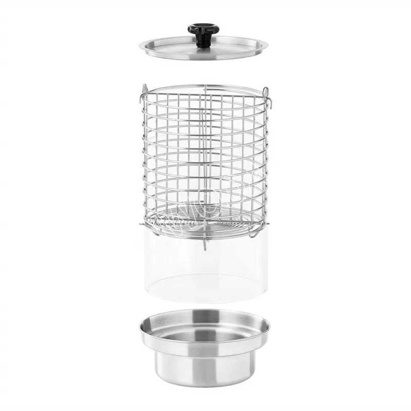 Commercial Stainless Steel Electric Hot Dog Roller Grill Machine With 4 Bun Warmer Stick