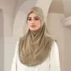 Islam Prayer Hijabs One Piece Amira Women Muslim Print Instant Scarf Hijab Arabic Headscarf Pull On Already Made Turban Niqab