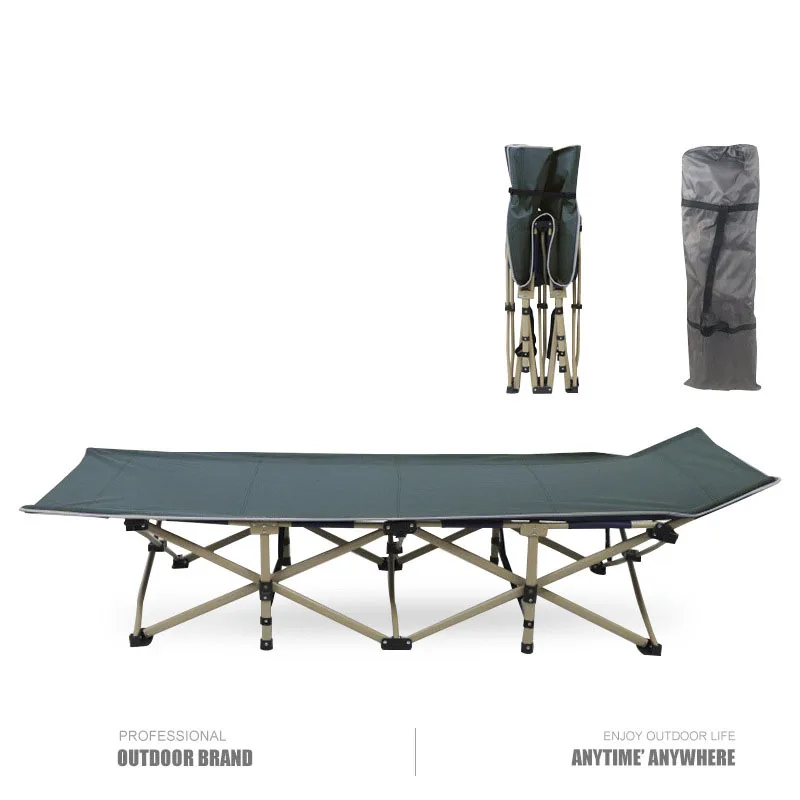 

JETSHARK Easy Storage Foldable Metal Beach Chair Outdoor Lightweight Single Folding Adults Camping Beds