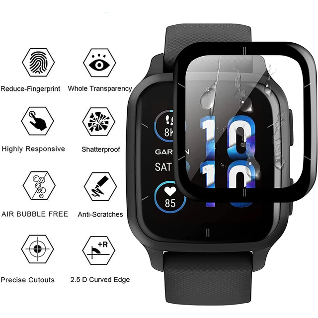 Garmin Venu Sq Watch Screen Protector  Garmin Venu Sq Glass Screen  Protector - 2pcs - Aliexpress