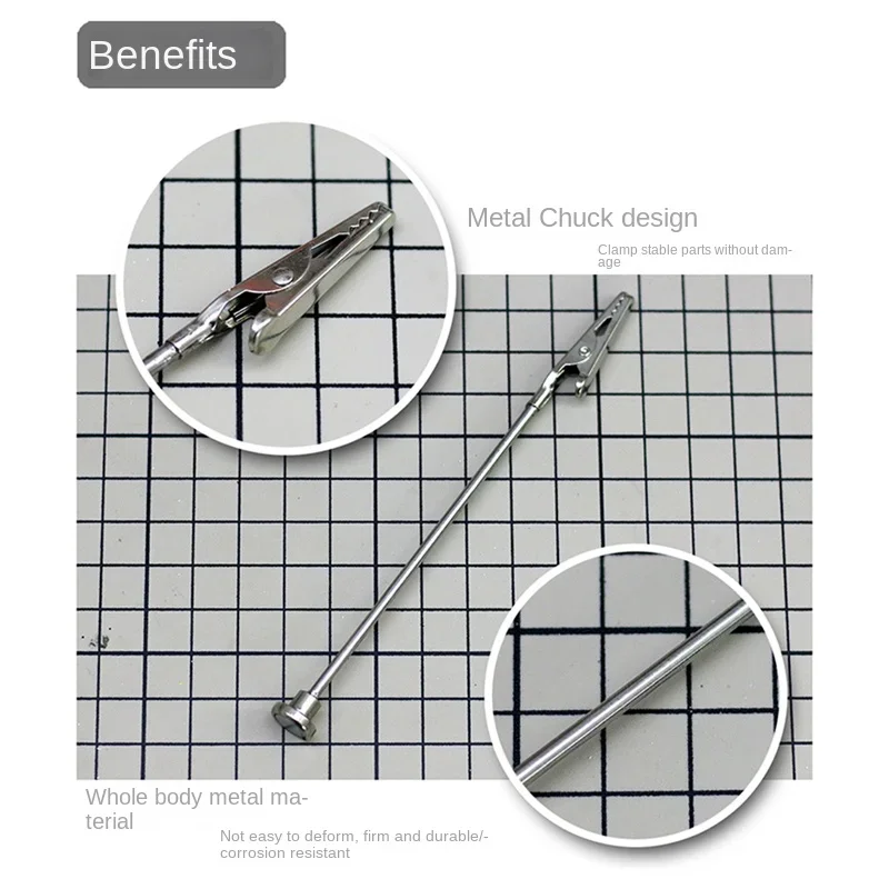 MS089 Model Metal Magnetic Spraying Clamps Clip with Storage Box Model Painting Tools for Military Model Hobby DIY Tool Set 4