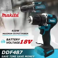 Makita Original DDF487 perceuse sans fil tournevis à percussion électrique sans brosse 18V outil électrique Rechargeable 1