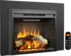 Carl 28 Inches with Trim Kit Electric Fireplace Insert Fireplace Heater 750/1500W Fire Crackling Sound Remote Control Black 1