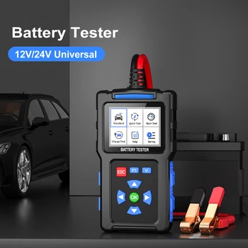 12V24V Car Battery Tester Automotive Battery Tester 20-2000 CCA 10AH-300AH Lead-acid AGM Flat  AGM GEL Gel Batteries Tester