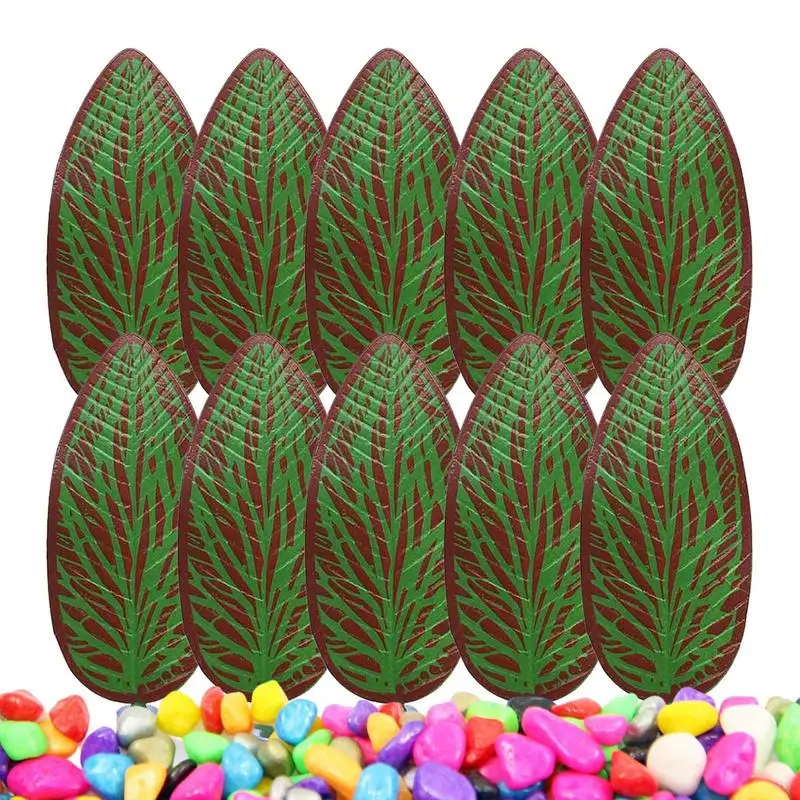 

Betta Fish Resting Leaf Simulated Fish Tank Water Plants Firmly Fixed Decoration Supplies For Fish Tank Aquarium And Other