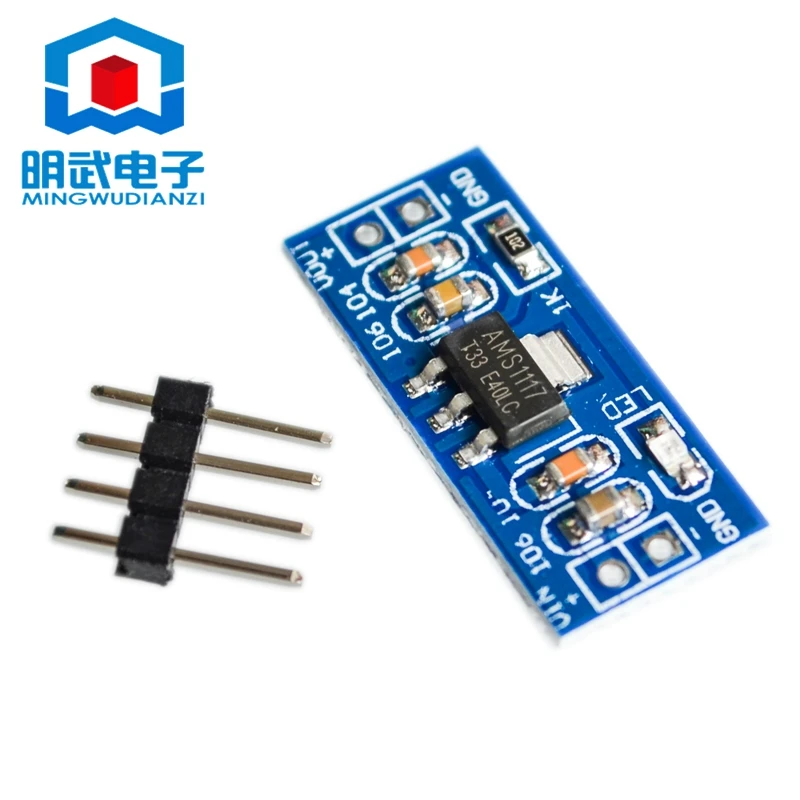 

3,3 В силовой модуль AMS1117 3,3 В силовой модуль неспаянный новый 5 В