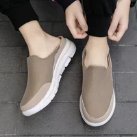2025 Men Slippers Summer Breathable Home Indoor Slippers Men Thick Bottom Slides Fashion Couple Walking Shoes Plus Size 39-48 - Image 3