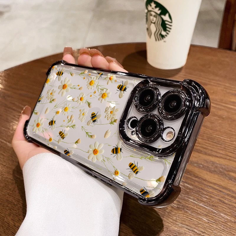 Luxury Night White Rose Cherry Blossom Phone Case - Artistic Painting Cover