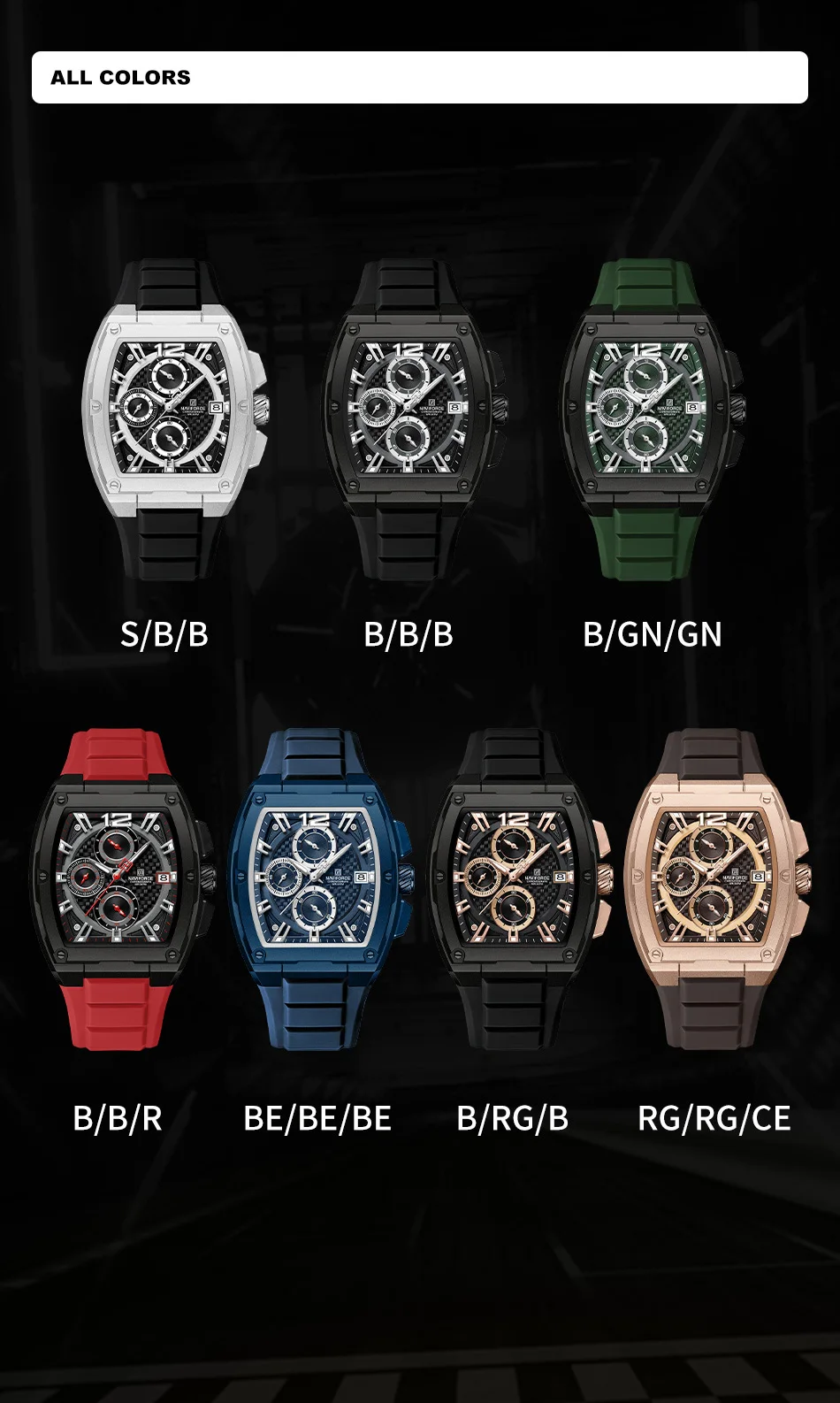 NAVIFORCE 8050 Men's Watch description image 19