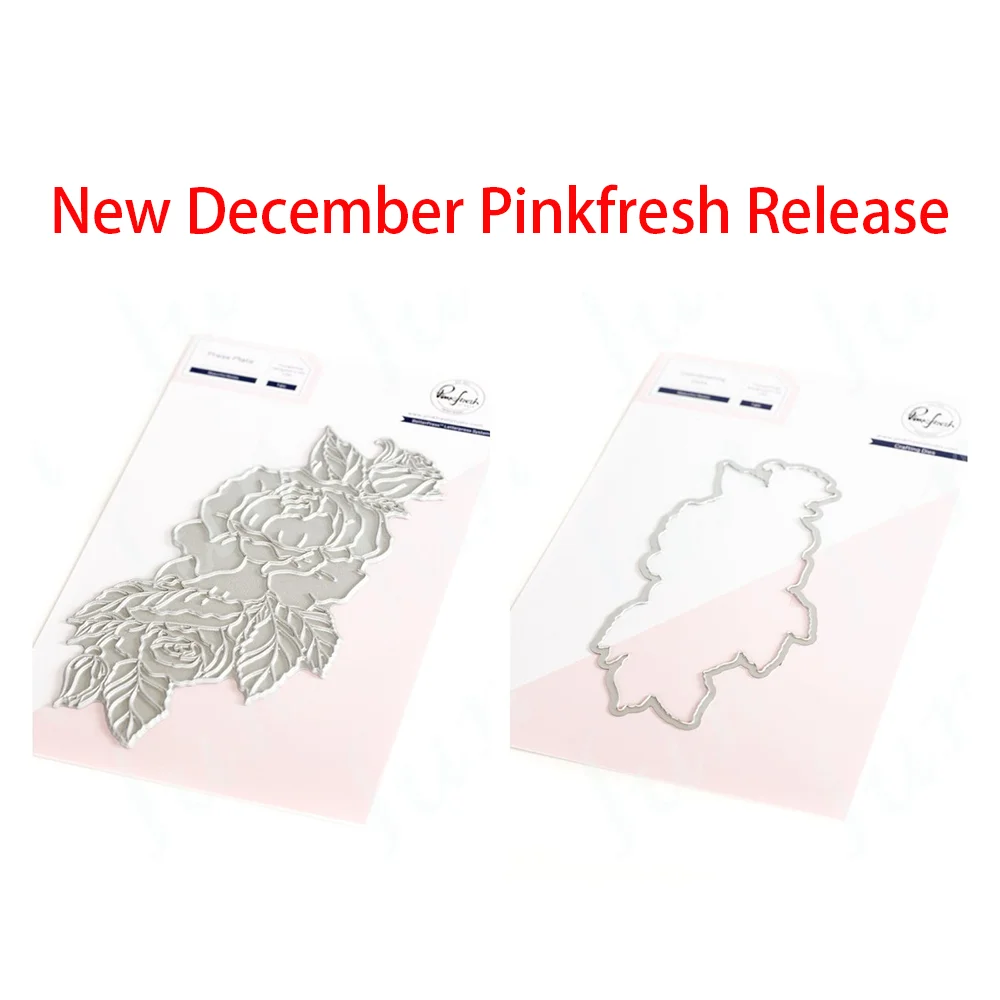 

Metal Cutting Dies Decoration Scrapbooking DIY Paper Card Album Mold Embossing Beautiful Roses Hot Foil Plates Craft New Arrival