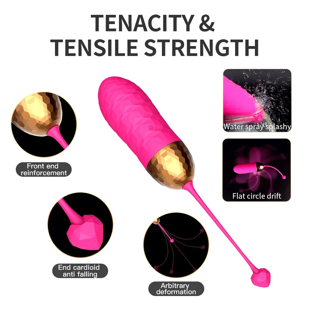 Remote Control Jump Egg Vibrator Colorful Diamonds 10 Speed G-Spot Vibrator With Remote Clitoris Stimulator Vaginal Toy Adult S4ef2053807fa4bedbc54478c036af232j