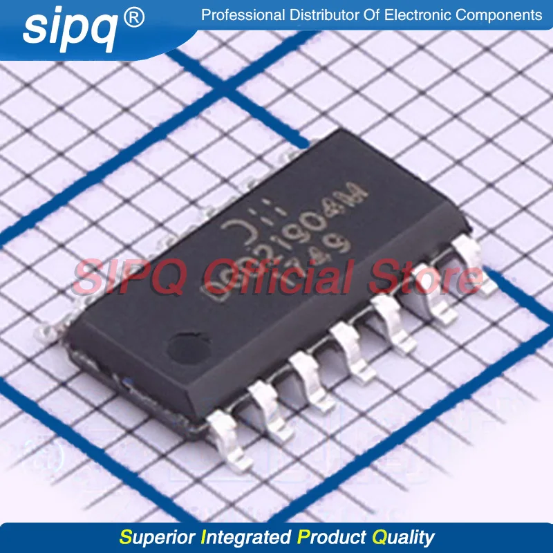 

10PCS/LOT DGD21904MS14-13 DGD21904MS14 HALF BRIDGE 4.5A 10V~20V 4.5A SO-14 GATE DRIVE ICS Brand New and Original In Stock
