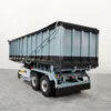1/14 2 axle Hydraulic Dump Semi Trailer Metal RC Accessories Electric Support leg Tarpaulin for RC Tractor Truck Cars Toys Model 3