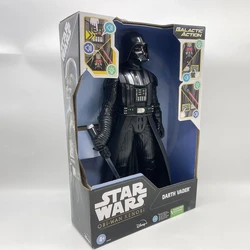 New 30cm Darth Vader Anime Figure with Light and Sound Effects - Perfect Desktop Decoration and Christmas Gift (With box)