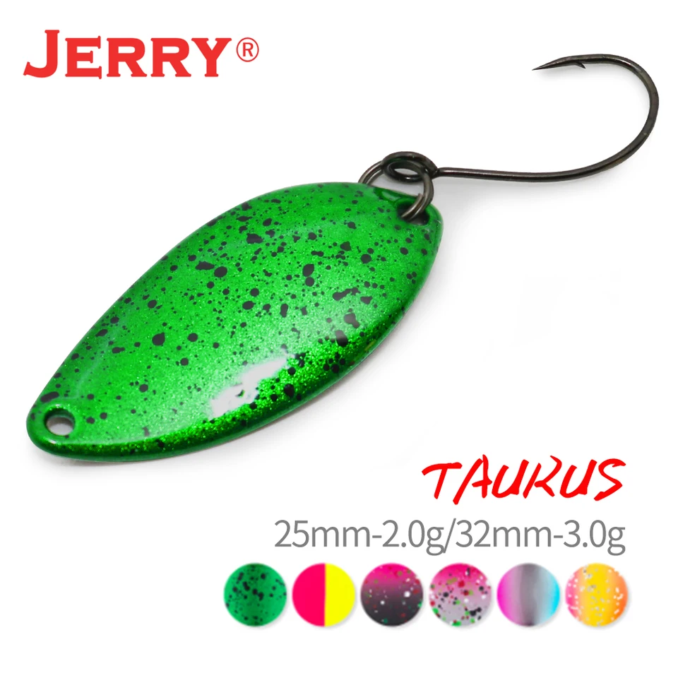 Jerry Taurus Spinning Area Trout Metal Spoons Fishing Lures Brass