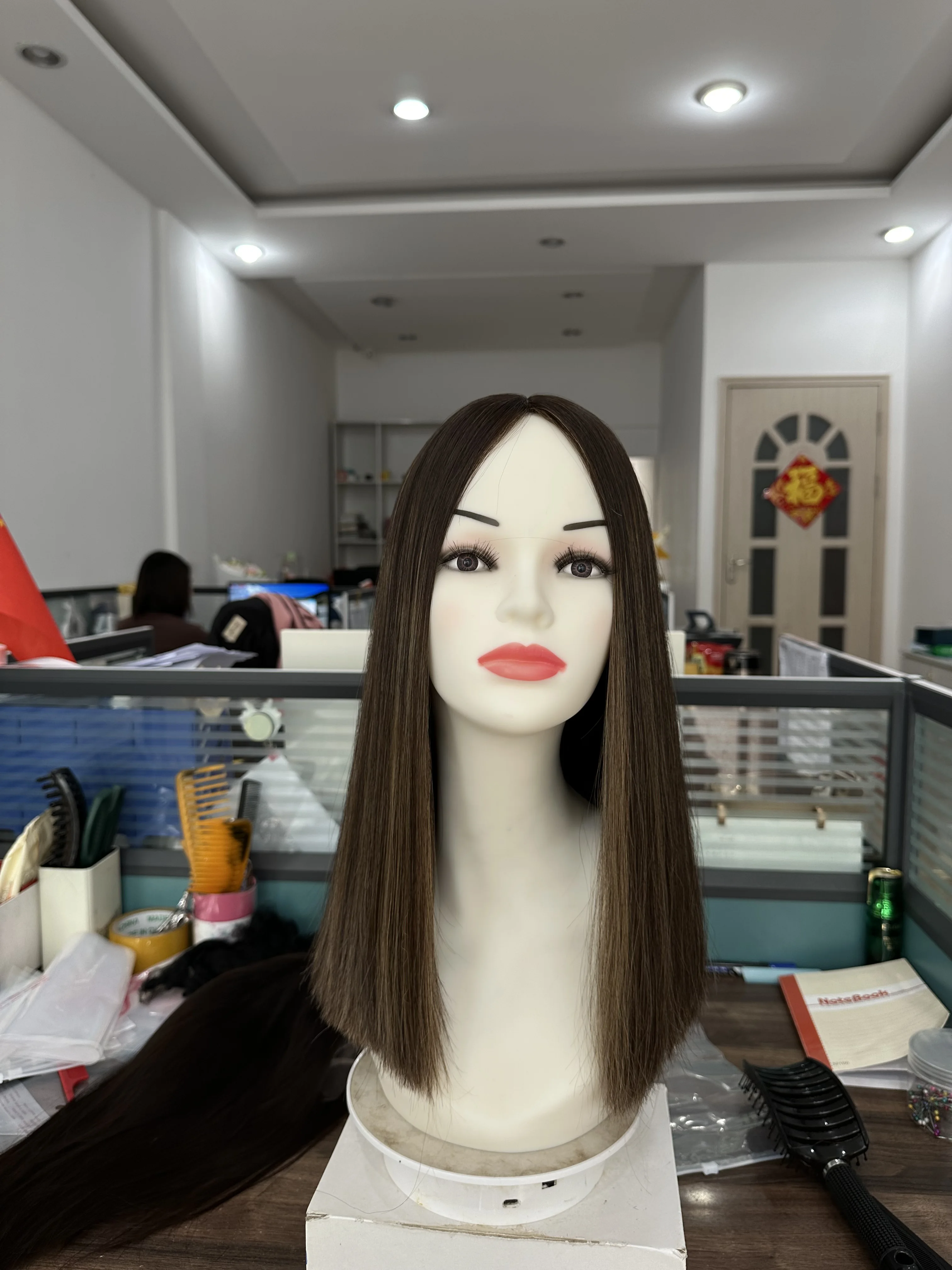Tsingtaowigs alice skin top straight natural drying more stocks European Virgin Kosher Hair ,Best Sheitels,