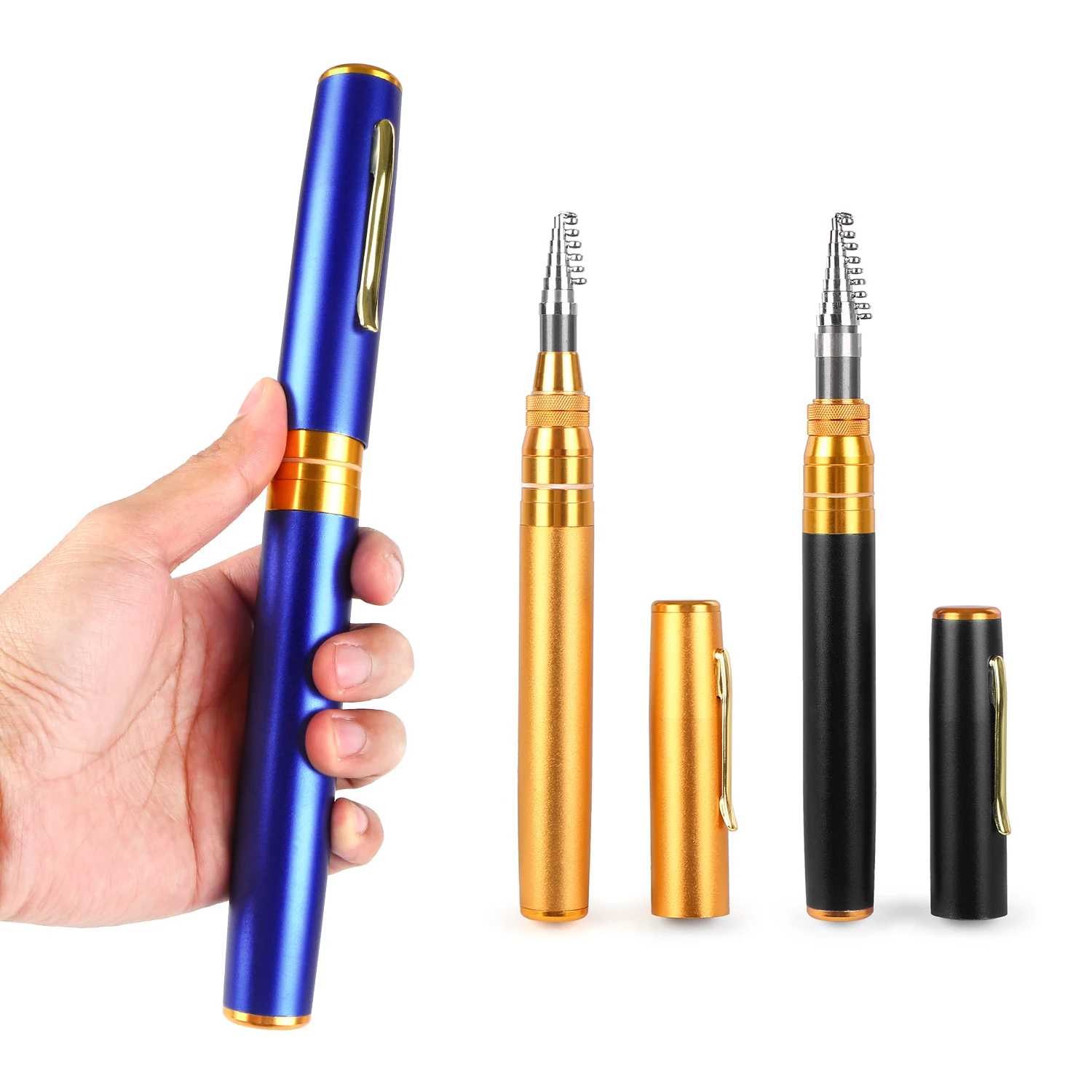 Outdoor Portable Mini Pen Fishing Rod Telescopic Pocket Pen Fishing Rod Mini Pole Accessories fishing rod