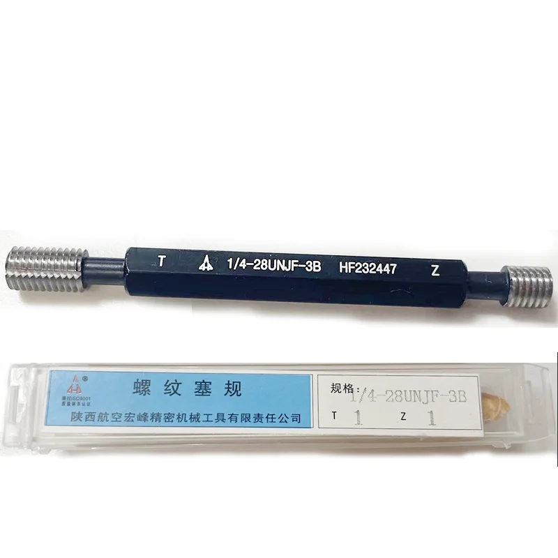 항공 스레드 플러그 게이지 용 1PCS Steel Mer-cury Gage American Fine UNJC UNJF 1/4 3/4 5/16 3/8 9/16 4-40 8-32 10-32 3B