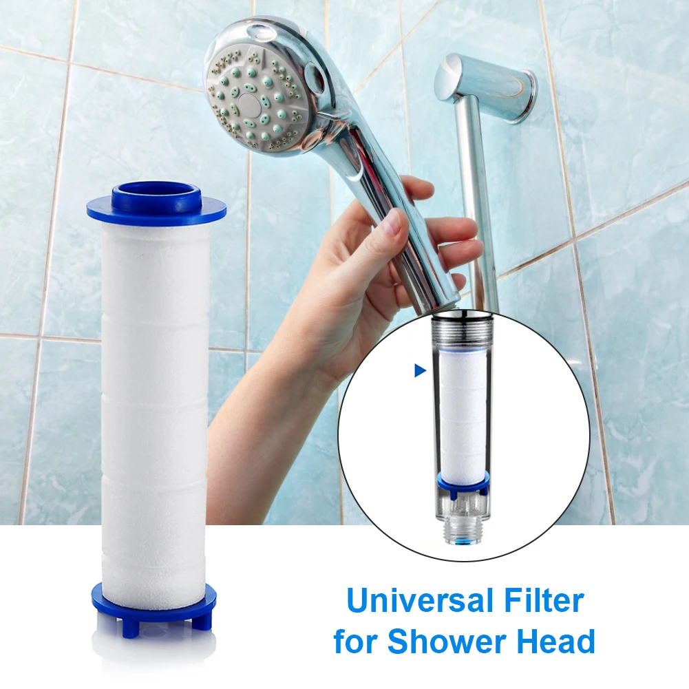 2Pcs/Lot Shower Head Filter PP Cotton Filters Replacement Cartridge Water Purification Bathroom Accessory Hand Held Bath Sprayer shower head filter shower head water filter cartridge shower water filter
