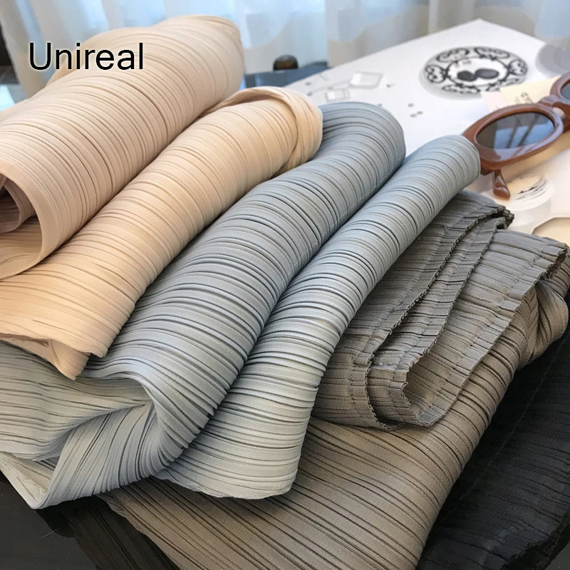 

Unireal 2022 Summer Women Cropped Pant High Waist Solid Elastic PLeated Casual Wide Leg Pant Palazzo Trousers