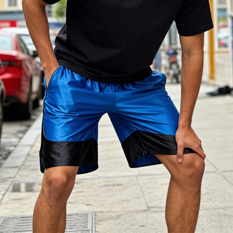 4pcs Summer Men's Shorts Sportswear Quick Drying Breathable Men Shorts Casual Bottoms Gym Fitness Training Jogging Short Pants 4