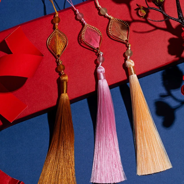 1PC Transfer Bead Gradient Tassel Silky Handmade Tassels with Loop for DIY  Crafts Bookmark Tassel Jewelry Making Accessories New - AliExpress