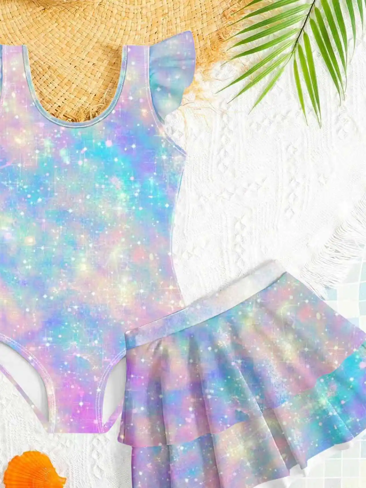 Girls Galaxy Swimsuit Set 3