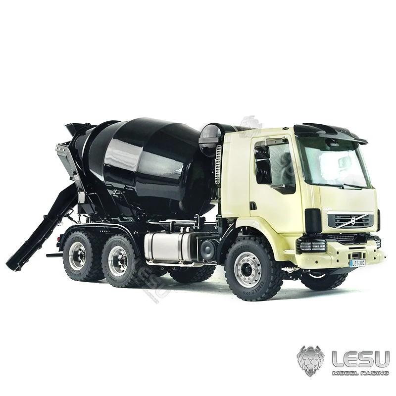 1/14 Truck simulation model Metal toy 6*6 mixing truck engineering field snail car modified Tamiya RCLESU 4