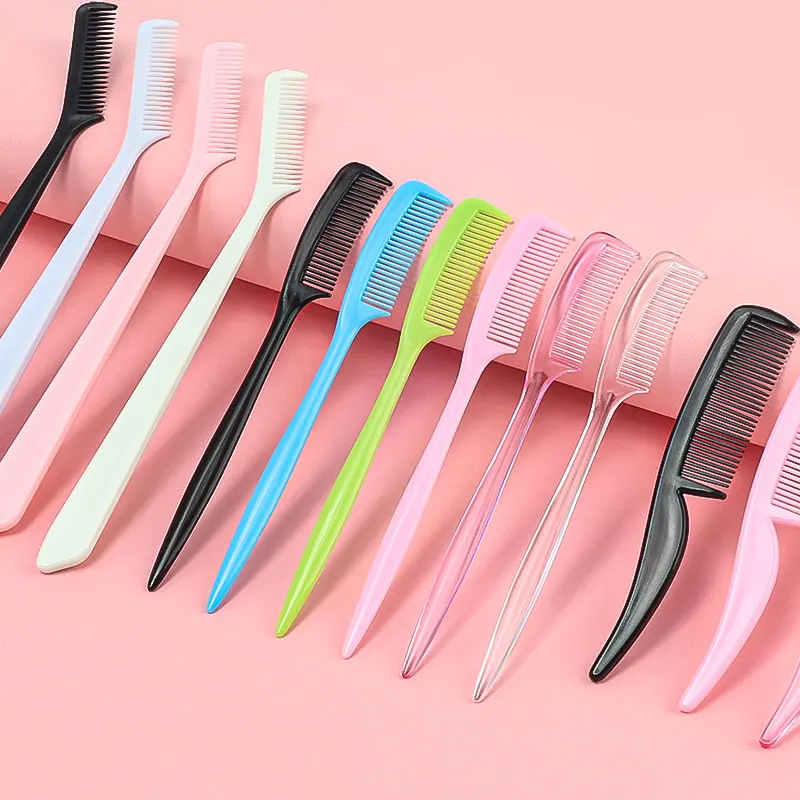 25pcs 속눈썹 연장용 마이크로 빗 미니 눈썹 빗 메이크업 브러쉬 인형 마스카..