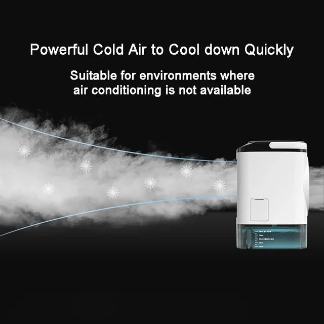 Xiaomi Youpin Desktop Air Conditioner Fan: Dual Spray Cooling and Portable Refreshment