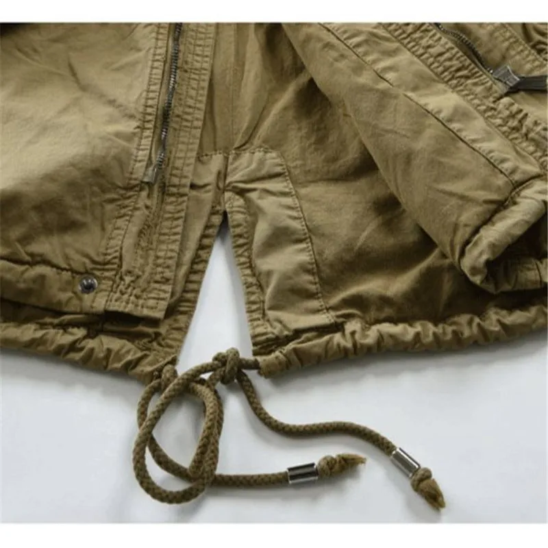 New Men Jackets Man Trench Breasted Outerwear Casual top Coat military Windbreaker fashion windproof clothing - 6