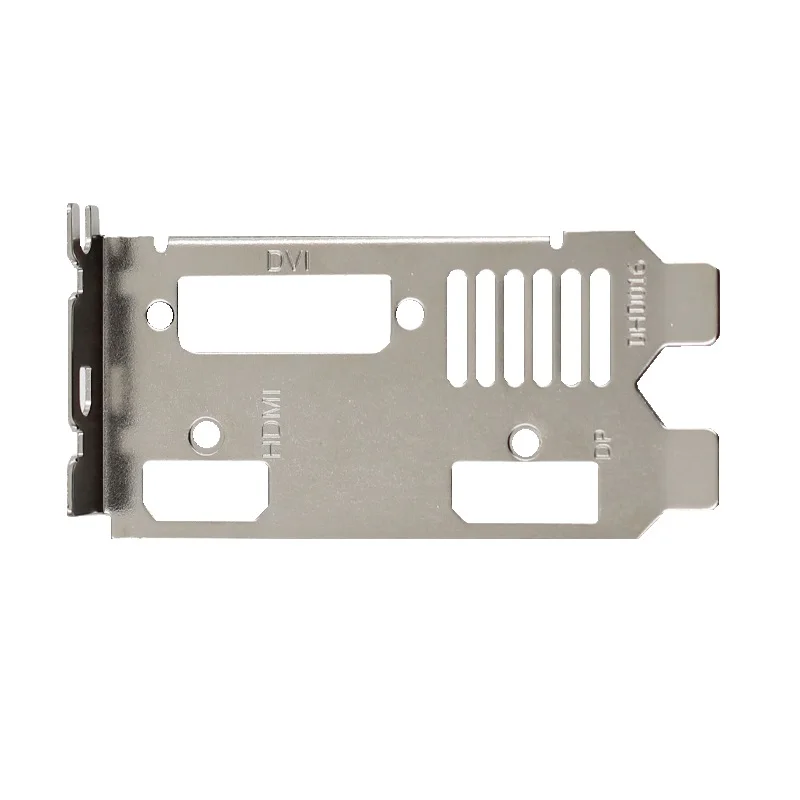 Placa Gráfica de Altura Total Itx Bezel Bracket Cartão de Faca Meia Altura Novo Gtx730 750 1050ti 1650 4g d5 d6 - Imagem 4