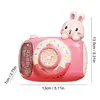 Electric Bubble Machine Camera-Shaped Automatic Bubble Toys Cartoon Cute Bubble Blower Portable Kids Toys for Outdoor Games 6