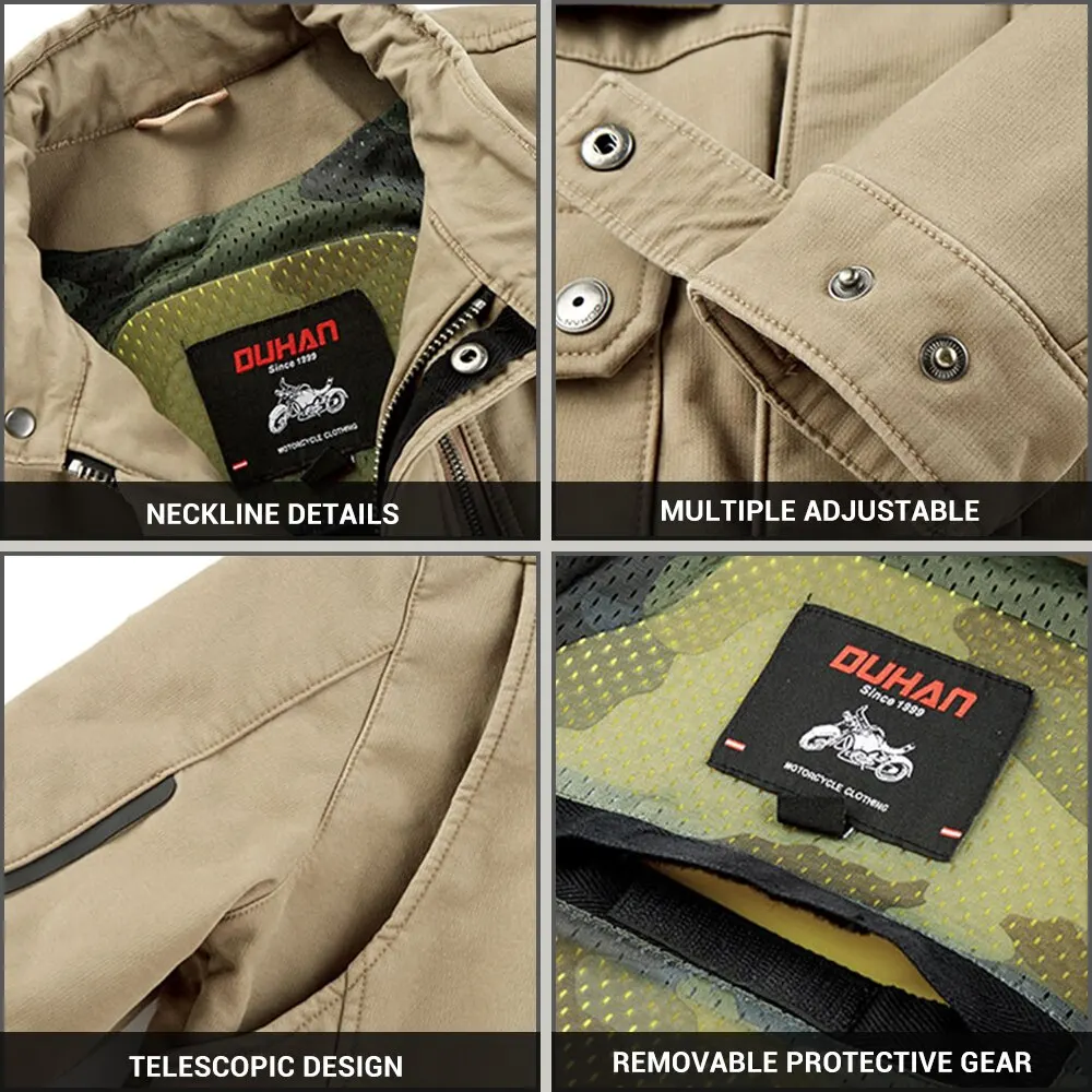 Motorcycle Jackets Waterproof Wear-resisting Breathable Motocross Riding Clothes CE Certified Protective Equipment