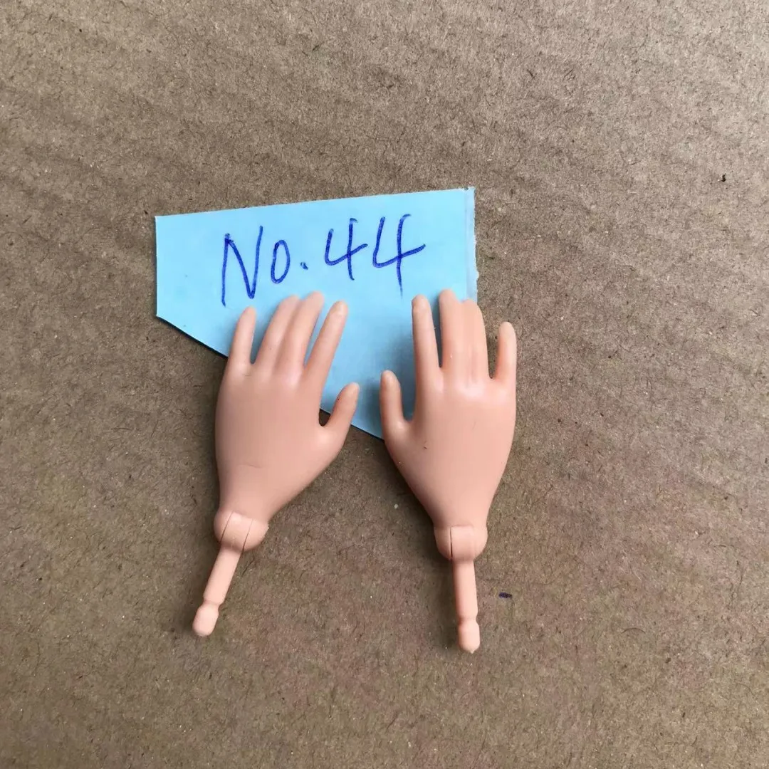 1/6 Doll Replacements Hands Elbows Feet Black Brown White Beige White Pink Skin Doll Parts Original Doll Accessories