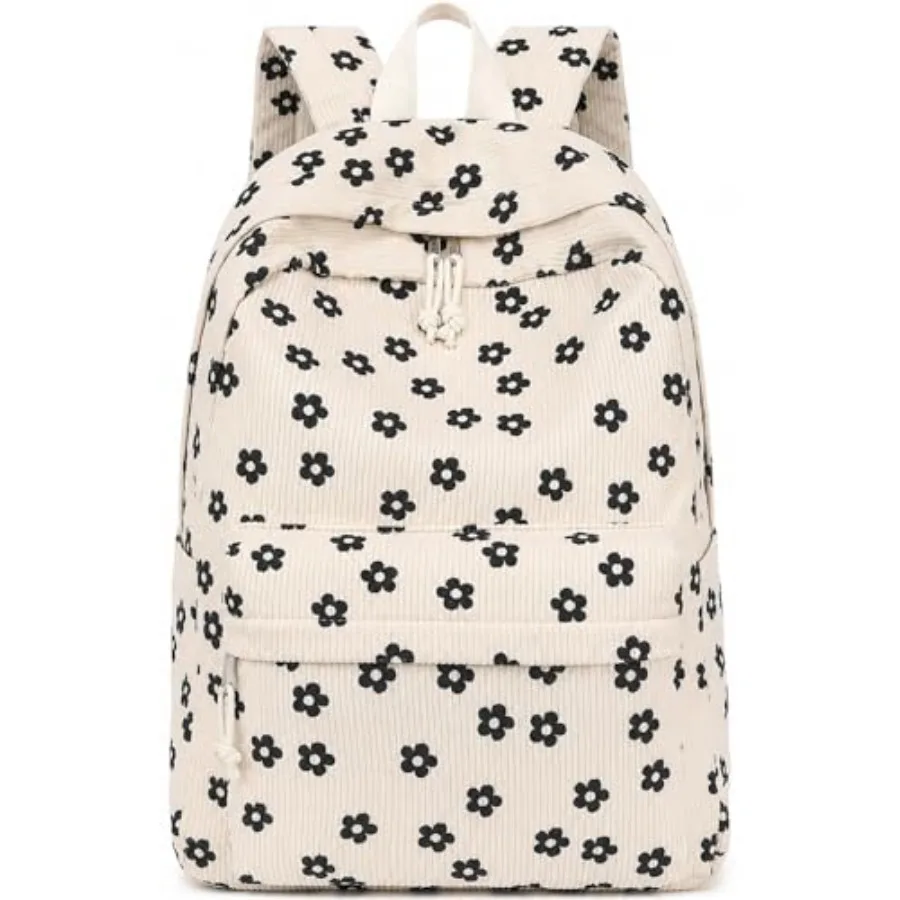 Bluboon School Backpack for Teen Girls Bookbags Elementary High School Corduroy Laptop Bags Women Travel Daypacks 1