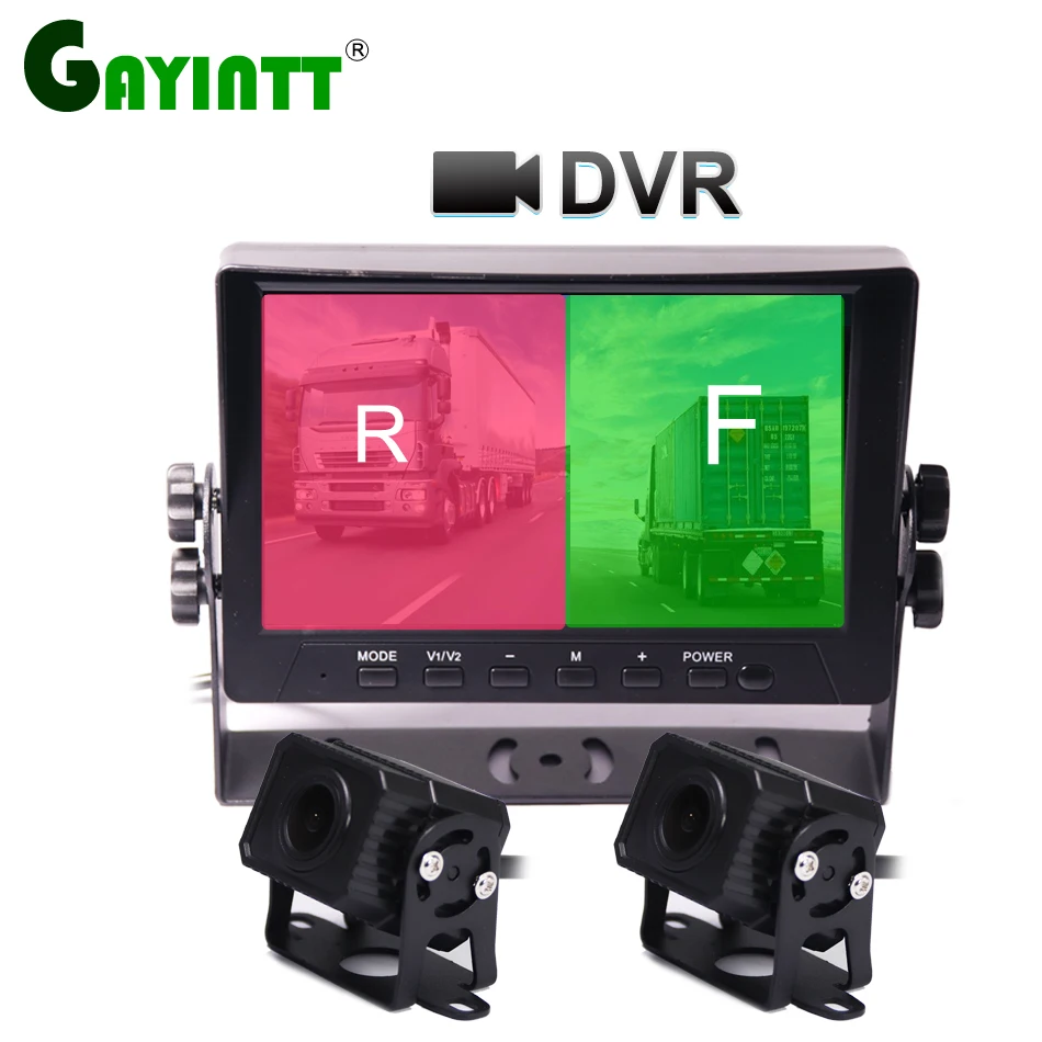 

7 inch IPS Screen Ultra Thin Vehicle AHD Monitor IPS 1920x1080P Rear View Camera For Truck Bus Car
