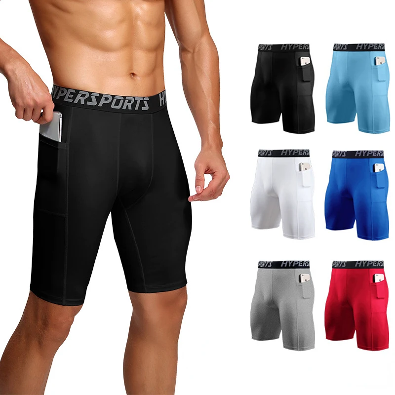 

Sports Tight Running Shorts Fitness Breathable Elastic Basketball Training Compression Pants Soft Sweating moisture conduction