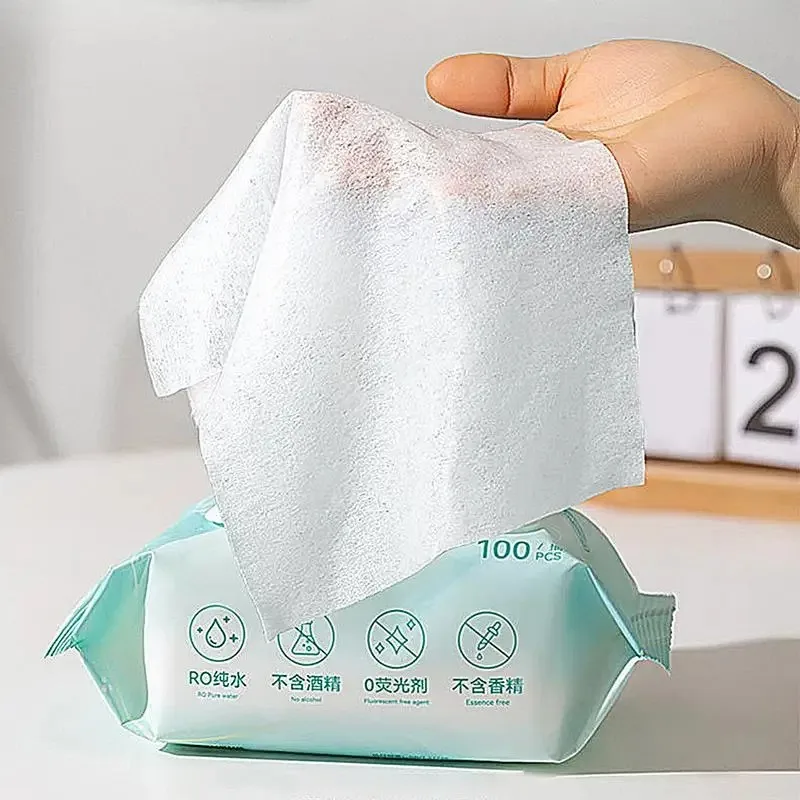 100 Sheets Pet Wipes Cat Dog Deodorant Moisturizing Cleaning Tear Stains Decomposition Odor Pure Water Safe Gentle pet cleaning wipes