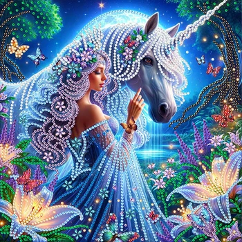 Kit di bellezza con diamanti artistici per regalo Decorazione della parete di casa Kit di pittura con diamanti con gemma fai da te Strass di cristallo Pittura con diamanti 30x30 cm