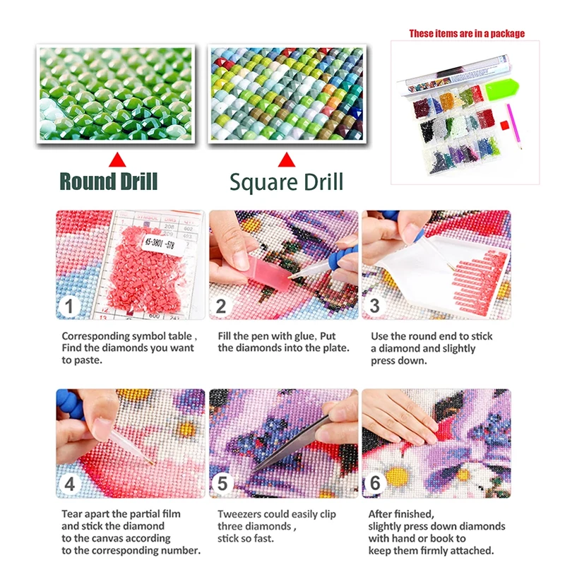 AB Diamond Painting Kits Abstract Figure Embroidery 5D DIY Full Square  Round Diamond Mosaic Cross Stitch Home Decor