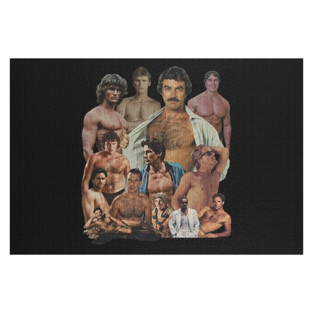 

Hunks of the 80s Jigsaw Puzzle Wood Name Wood Animals Wooden Name Custom Personalized Puzzle