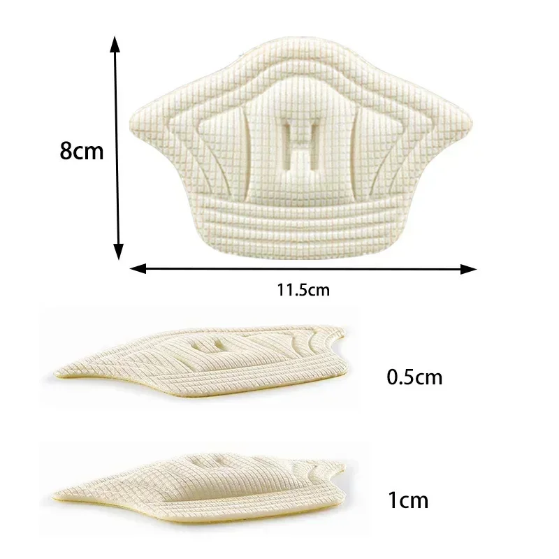 Shoe Insoles Heel Cushion Insole Heel Insoles Heel Cushion Protector Heel Protector Pads Heel Protector Heel Patch Insole Heel Protector Patches 2/4pcs Shoe Pad Foot Heel Cushion Pads Sports Shoes Adjustable Antiwear