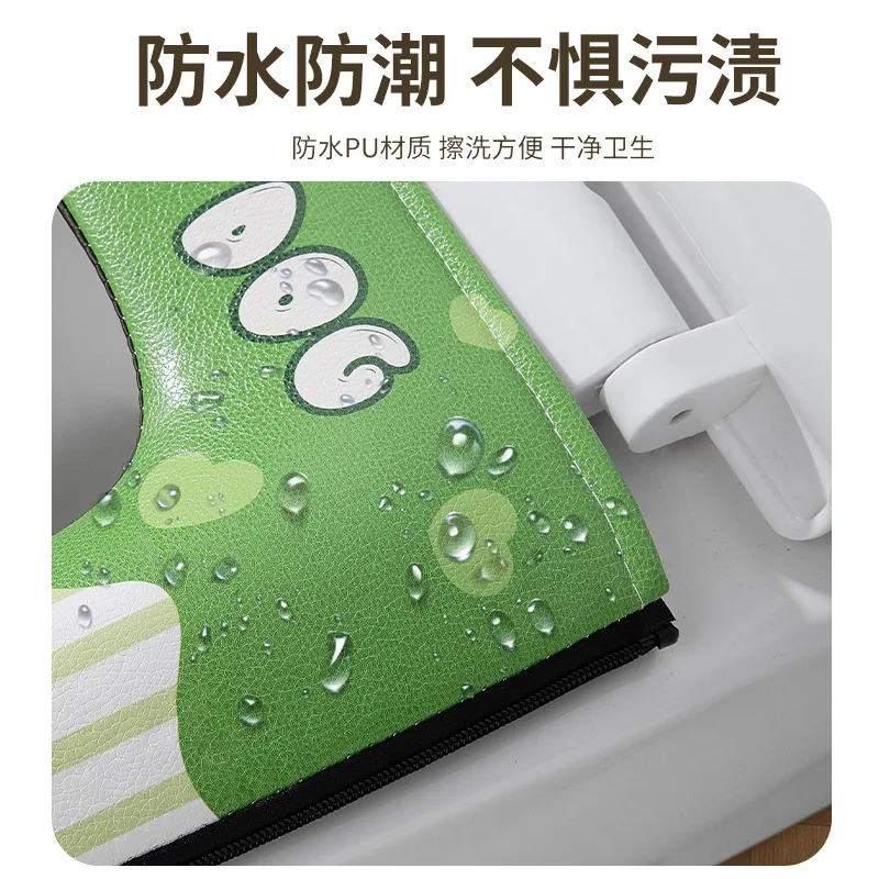 방수 변기 쿠션, 올 시즌 범용, 아로마테라피 지퍼, 가정용 변기 쿠션, 여름 스타일