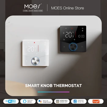 MO ES WiFi Smart Home Floor Heating Thermostat APP Remote Control ECO Mode Intelligent Temperature Touch Switch Readable UI 1