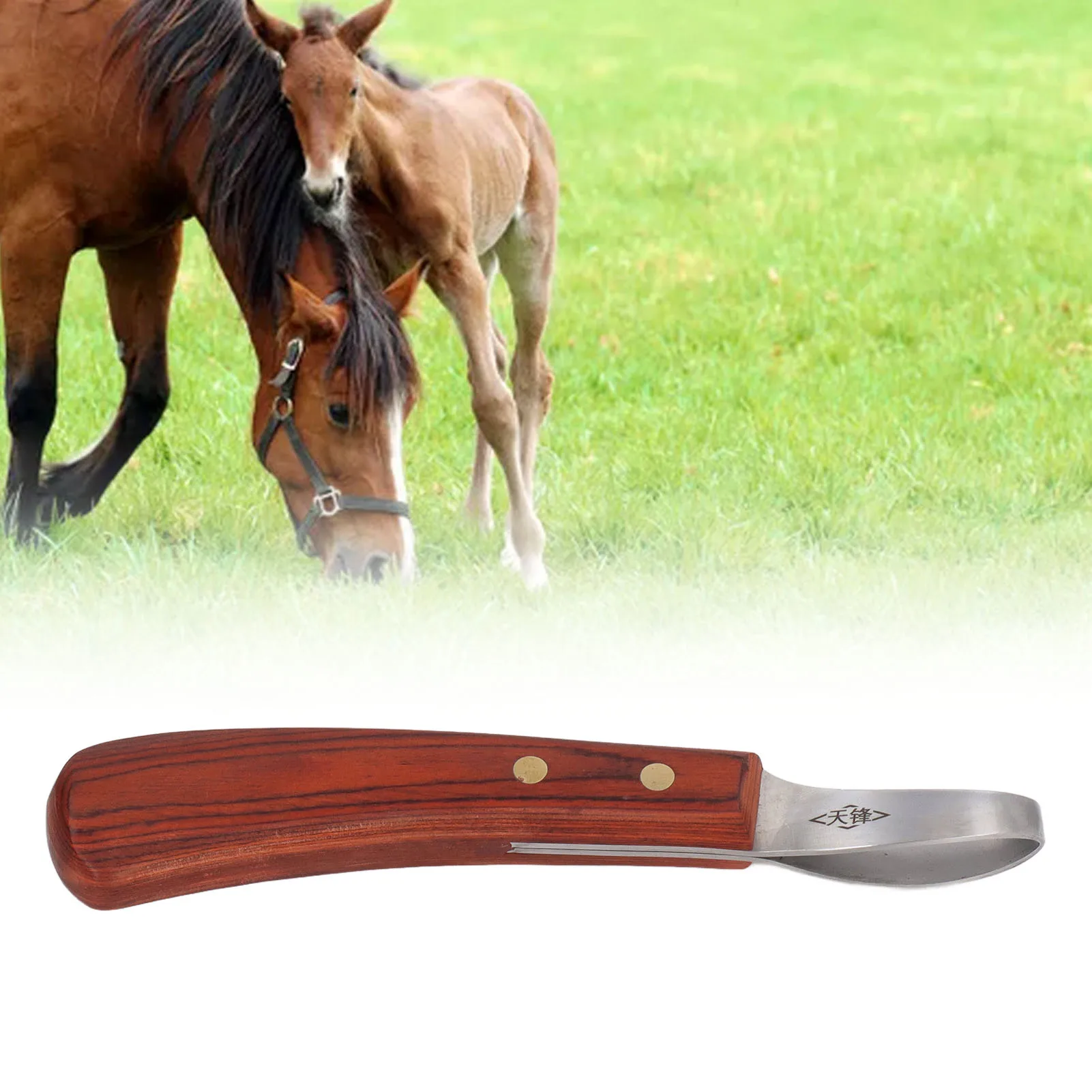 Hoof Trimmer Shears Stainless Steel Blade Rubber Wood Handle Multipurpose Cattle Horse Hoof Cutter Trimming Tool hoof trimming tool