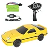 LDRC LDA01 LDA02 RX7 NSX RTR 1/18 2.4G 2WD RC Car Drift Vehicles LED Lights Full Scale Controlled Model Children Toys Gifts 1