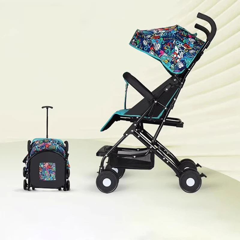 Baby Buggy can sit or lie down Lightweight Folding Locket Umbrella Car 0 to 3 years old Child Stroller
